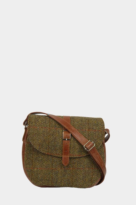 Harris Tweed Catriona Bag | HB67 (Tan Leather)