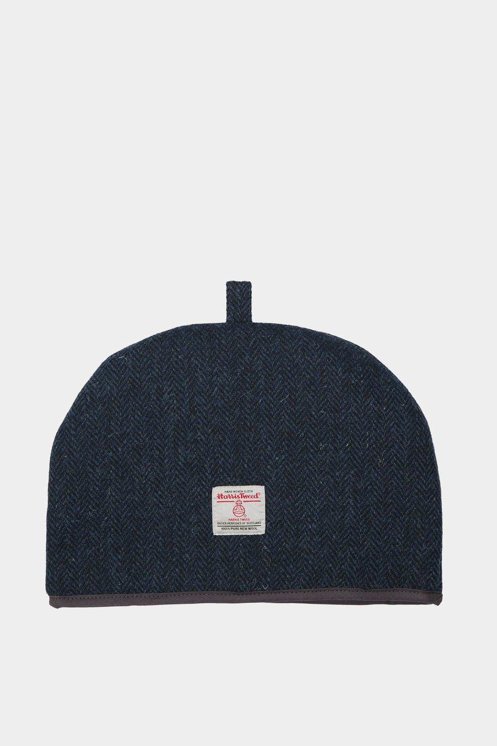 Harris Tweed Tea Cosy Dome HB104 Navy Herringbone
