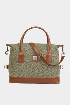 Harris Tweed St Kilda Bag | HB52 (Tan Leather)