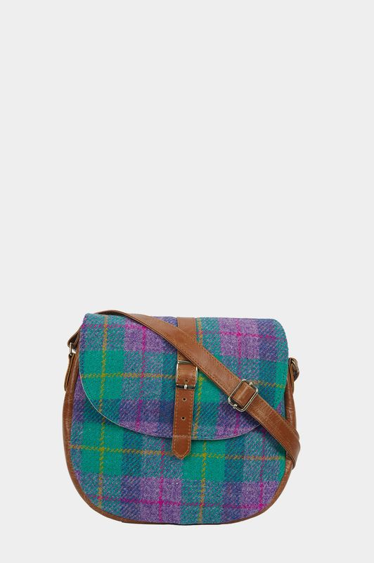 Harris Tweed Catriona Bag | A0222 (Tan Leather)