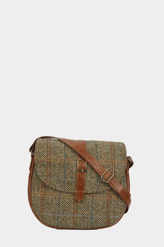 Harris Tweed Catriona Bag | HB133 (Tan Leather)