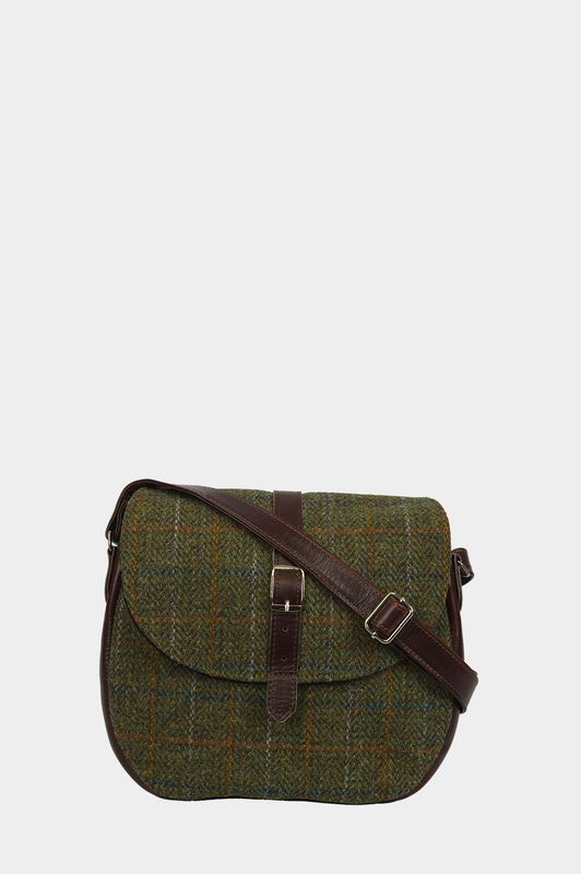 Harris Tweed Catriona Bag | HB103 (Brown Leather)