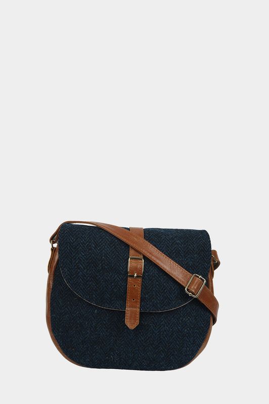 Harris Tweed Catriona Bag | HB104 (Tan Leather)