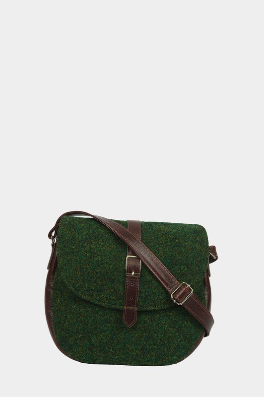 Harris Tweed Catriona Bag | 352 (Brown Leather)