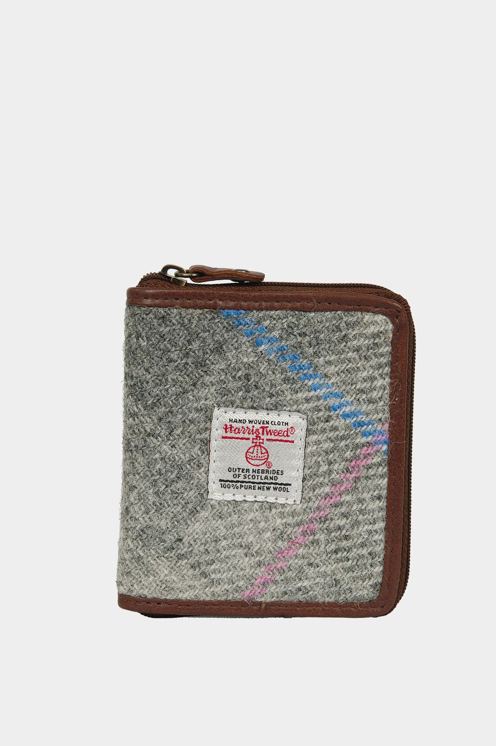 Harris Tweed Compact Zip Wallet | A095 (C)