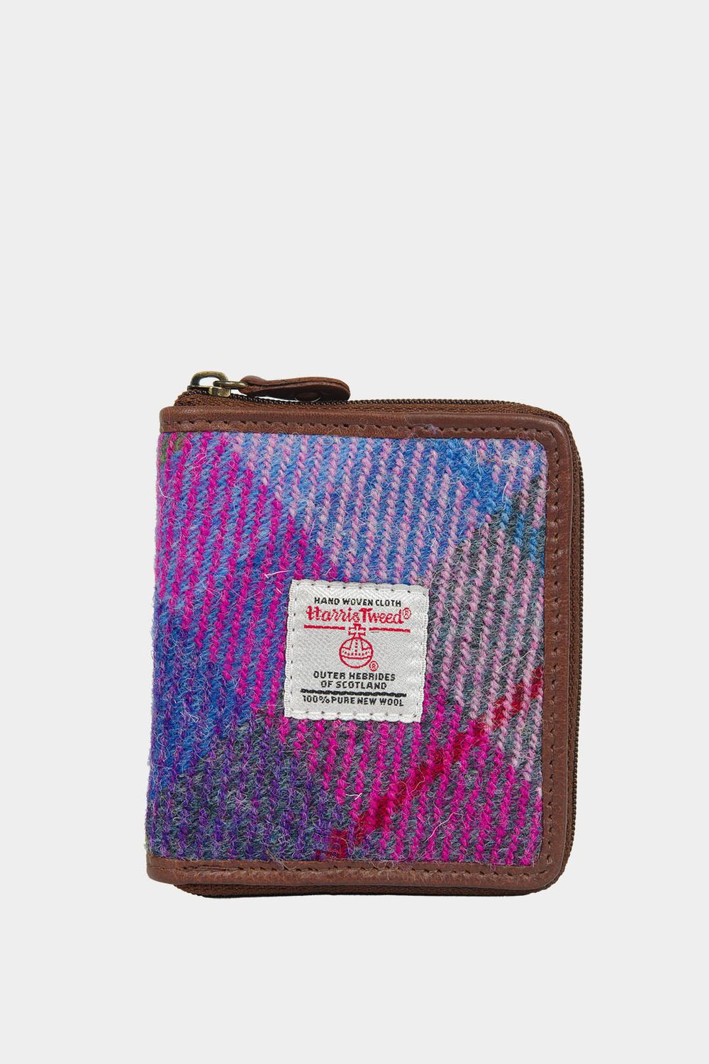 Harris Tweed Compact Zip Wallet | A0114 (C)