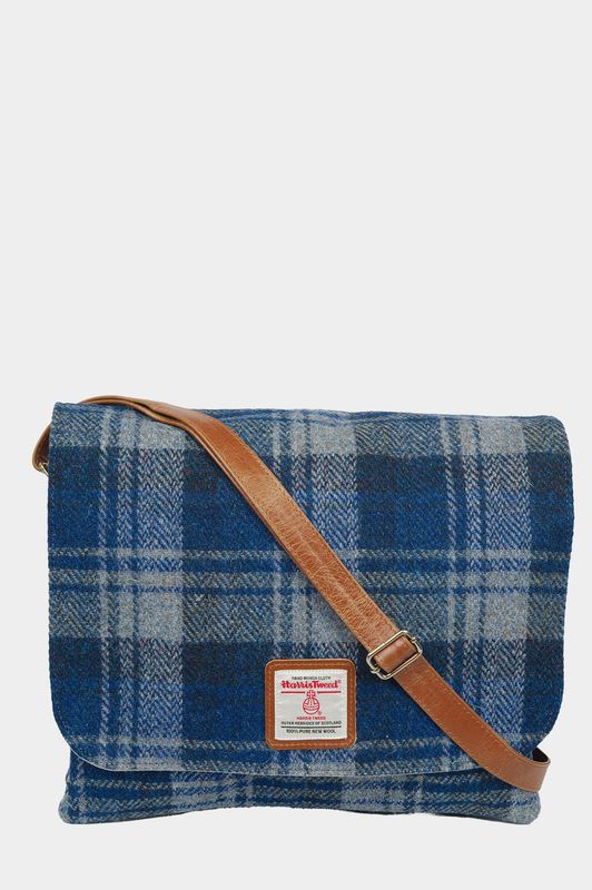 Harris Tweed Scalpay Bag | A0237 (Tan Leather)