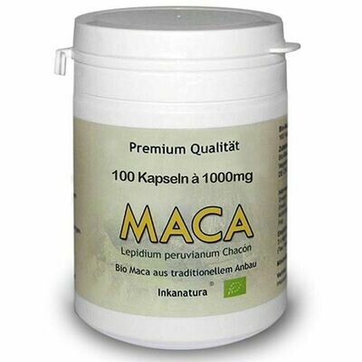 Maca Kapseln (BIO) 100 Stück à 1000mg