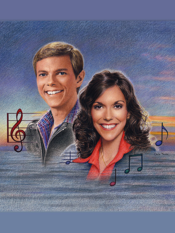 18 x 24 POSTER PRINT - CARPENTERS 50TH ANNIVERSARY ART