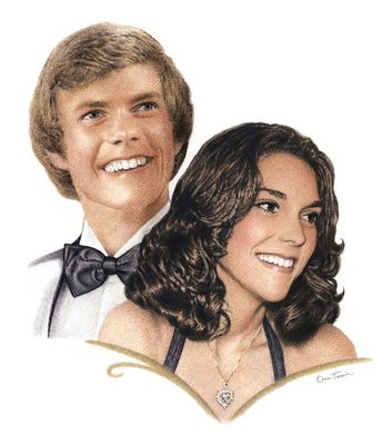 16 x 20 POSTER PRINT - CARPENTERS 55TH ANNIVERSARY ART