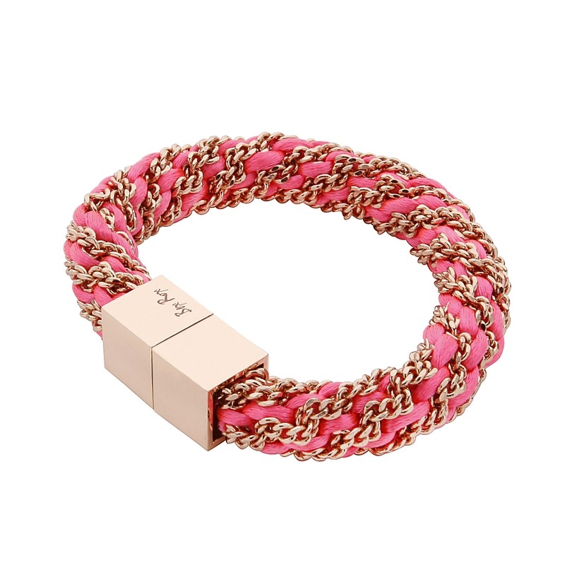 Bex Rox gina twist pink bracelet