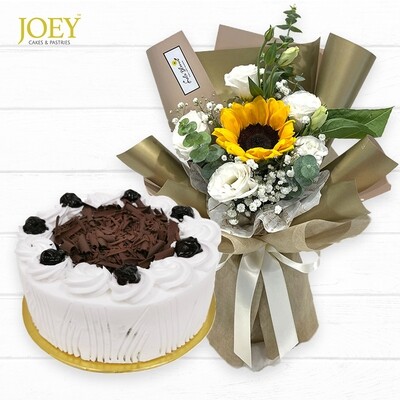 JCF03 Cake + Flower Bundle