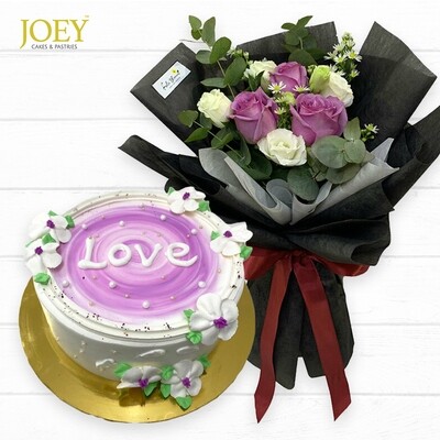 JCF06 Cake + Flower Bundle