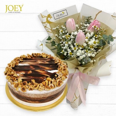 JCF07 Cake + Flower Bundle
