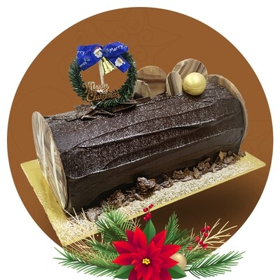 JCC2203 Dark Chocolate Log Cake