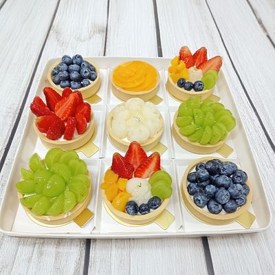 Premium Assorted Fruit Tarts Big | Box of 9s Premium Assorted Fruit Tarts Big | Box of 9s