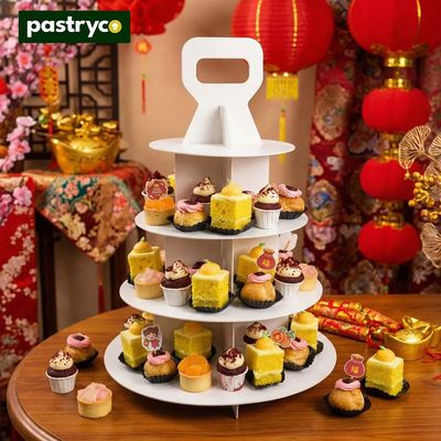 Fortune Blessing Pastry Tower 48pcs | Halal Certified | Chinese New Year 2026