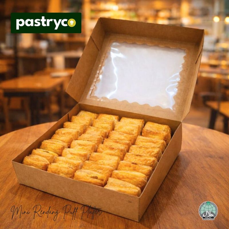 Mini Chicken Rendang Puff | Box of 28pcs