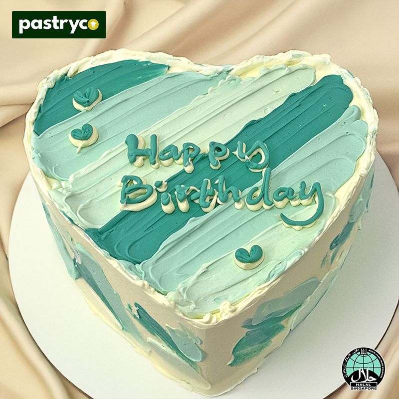 PH03 Pastel Garden Heart Cake