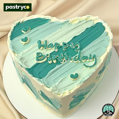 PH03 Pastel Garden Heart Cake