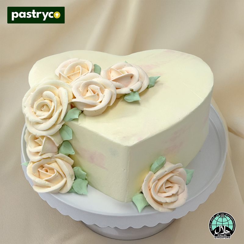 PH08 Peach Blossom Heart Cake
