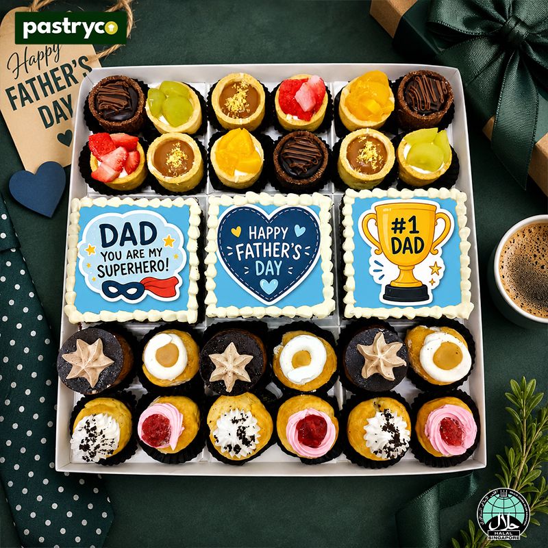 PFD02 Super Dad Father's Day Dessert Box