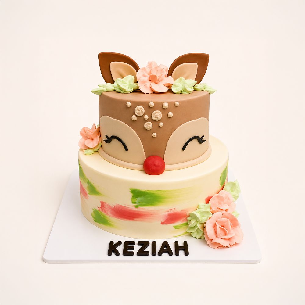 Little Deer Blossom Cake