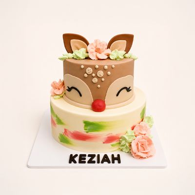Little Deer Blossom Cake