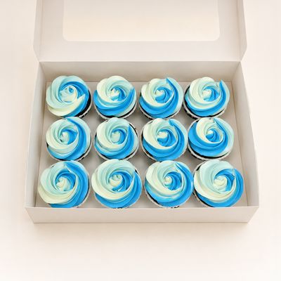 Rainbow Swirl Cupcakes