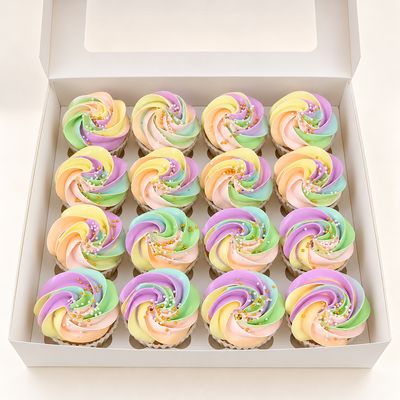 Pastel Swirl Cupcakes