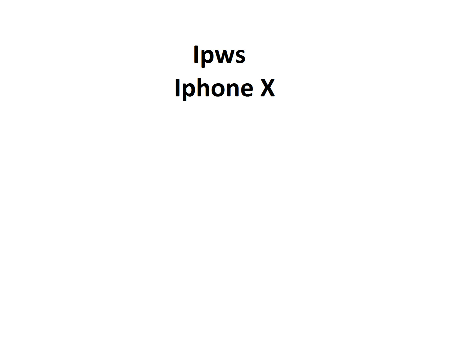 Ipws For Iphone X