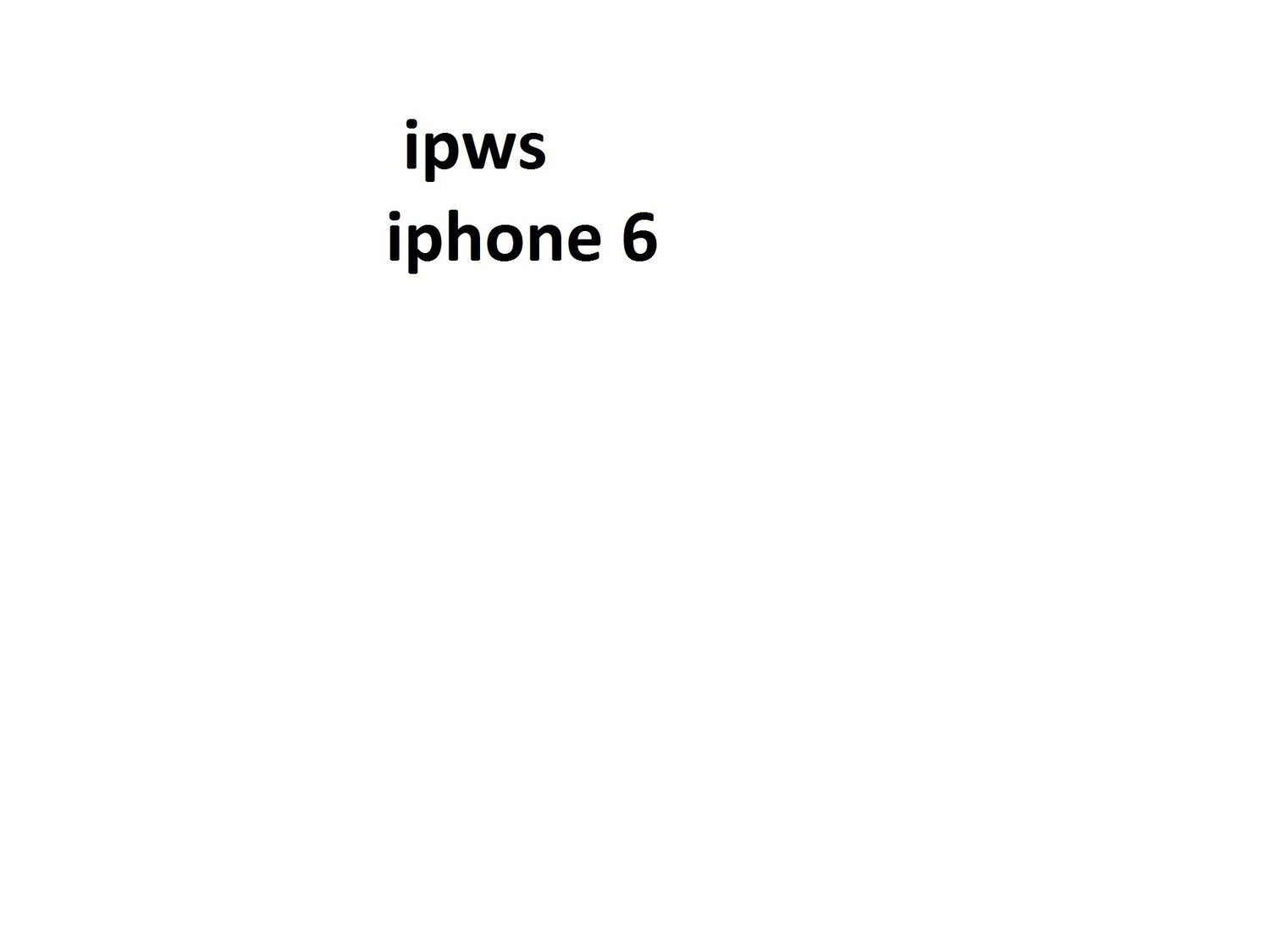 Ipws For IPhone 6 &amp; 6s - 6(s) Plus