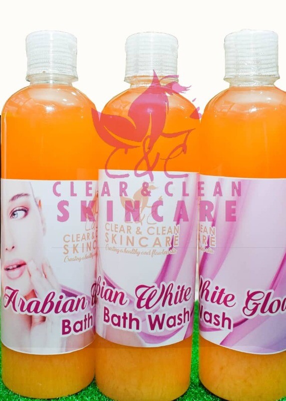 Clear and clean Arabian white extral  whitening shower cream