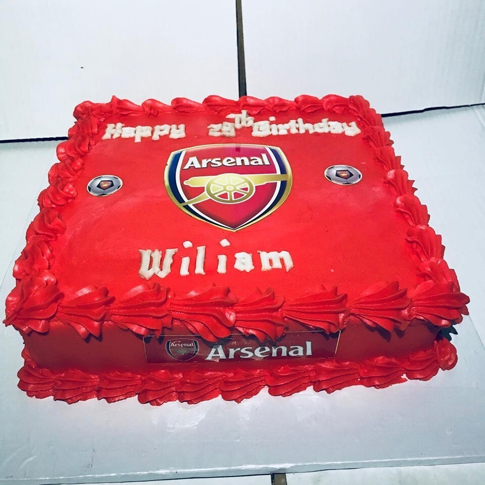 cake ya birthday ya Arsenal