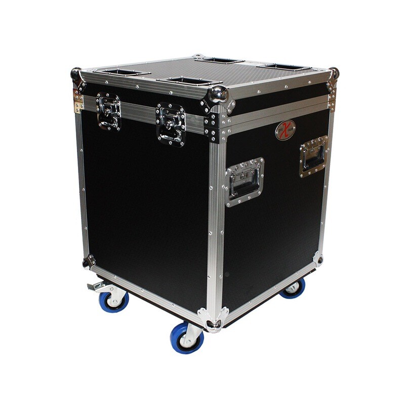 Half Trunk Utility Flight Case with Casters 22.5" x 22.5" x 25.00" - 6.25 Cu.Ft.