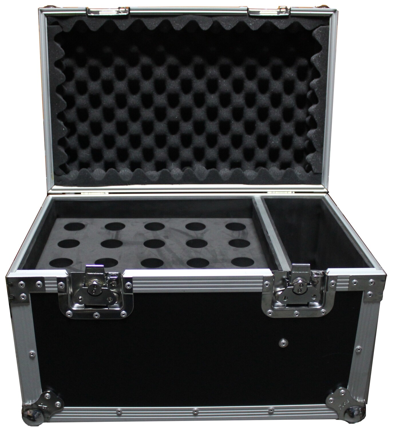 Microphone Case Holds 20 Handhelds W/Side Storage