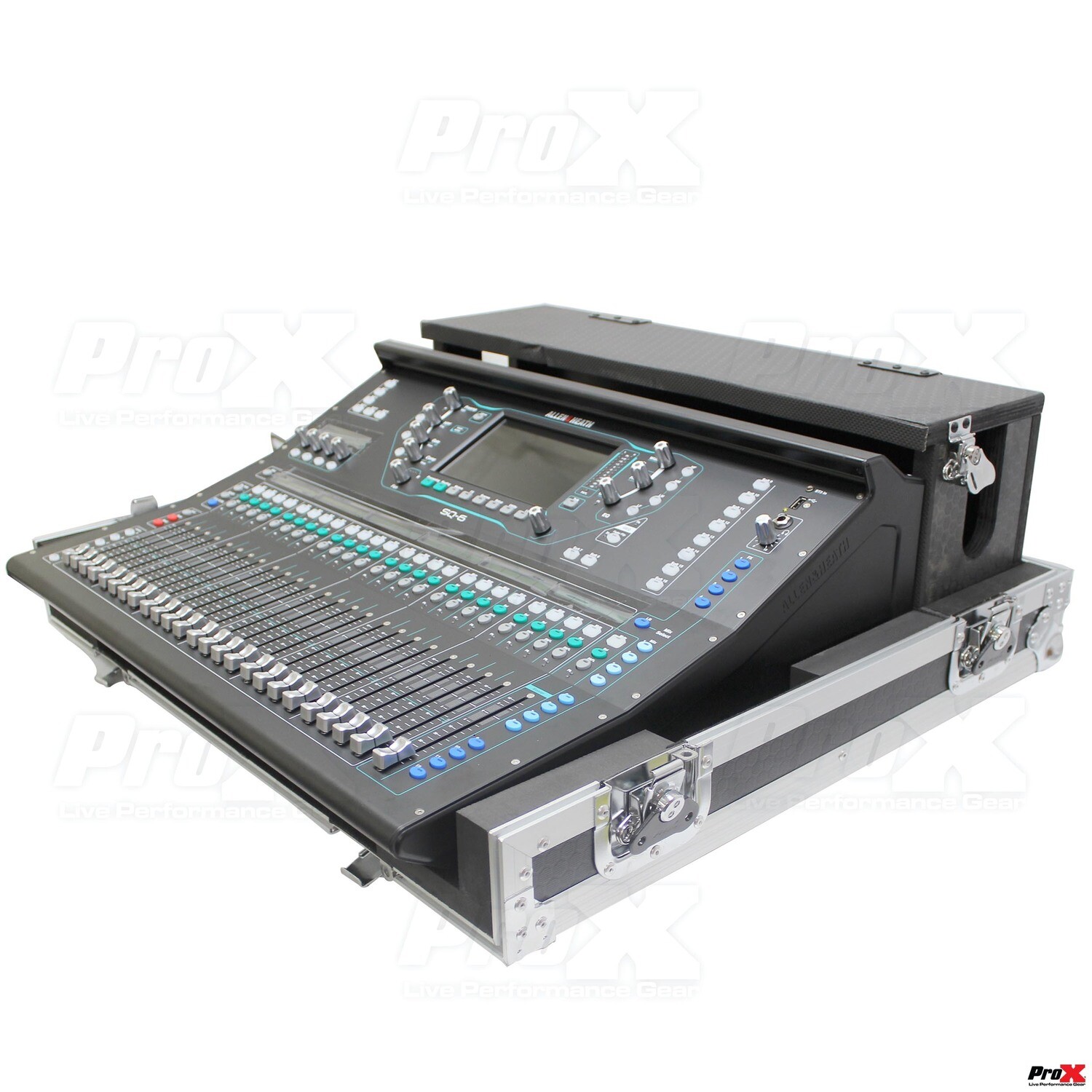 Flight Case for Allen &amp; Heath SQ6 Console with Doghouse and Wheels