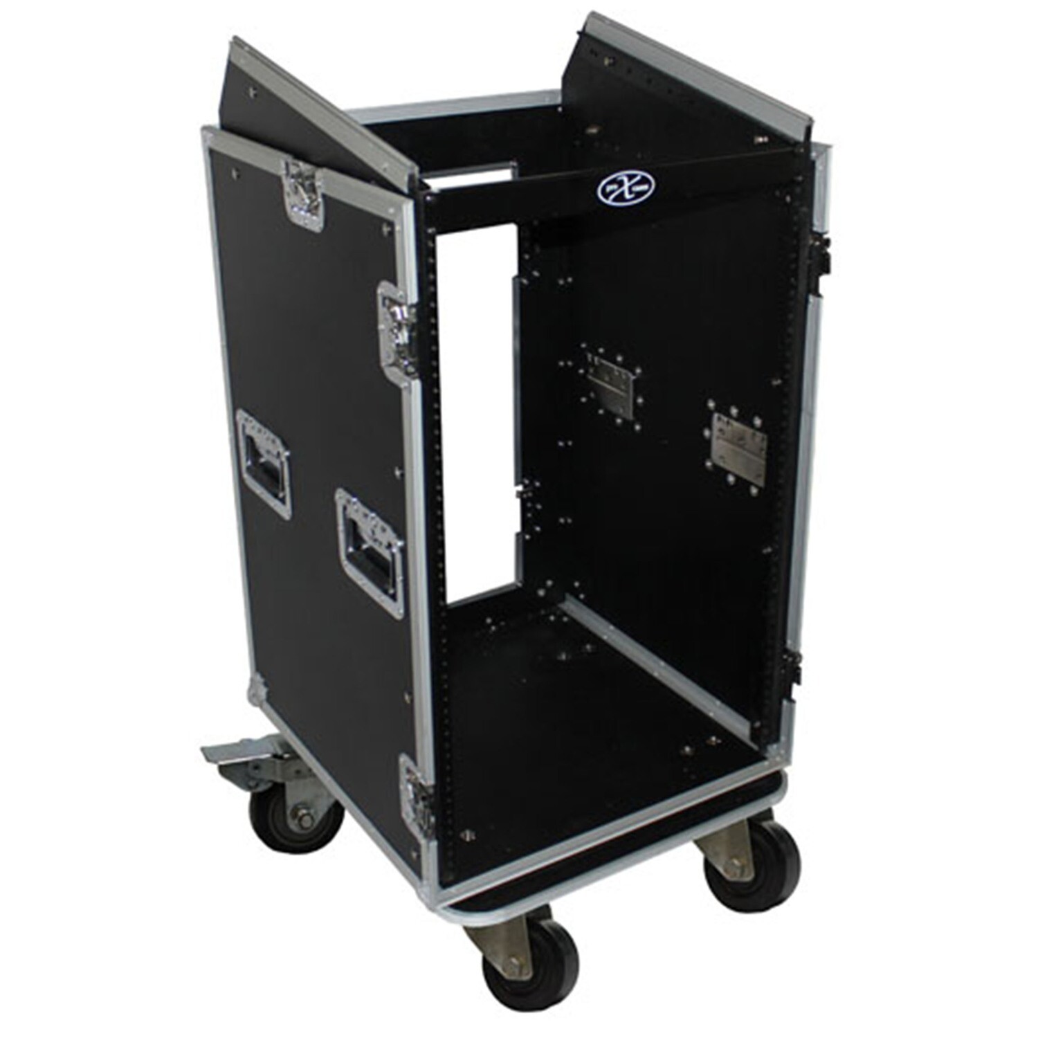 18U Rack x 10U Top Mixer DJ Combo Flight Case