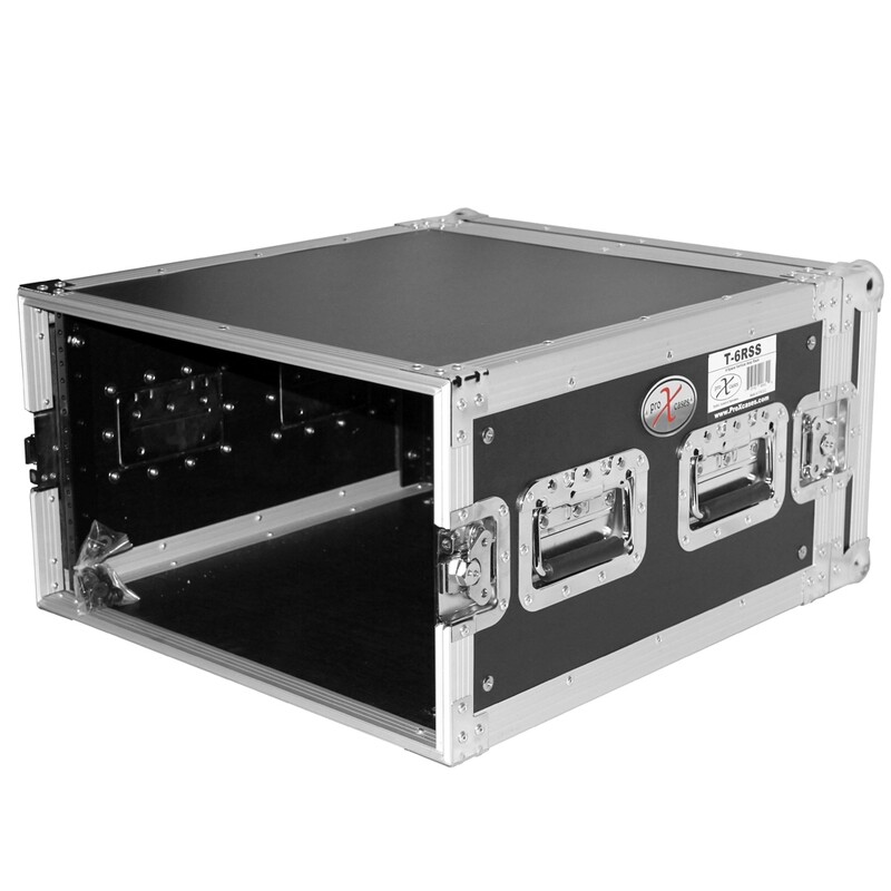 6U Space Amp Rack Mount ATA Flight Case 19&quot; Depth