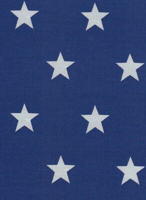 Royal Blue with White Stars