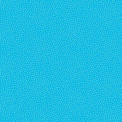 TURQUOISE BLUE WITH FRECKLE DOTS