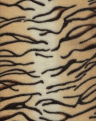 Tiger Print Fleece