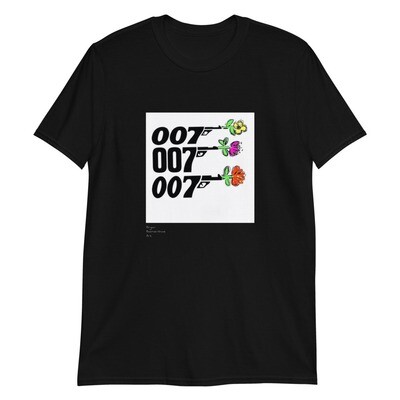 Shooting Flowers, Short-Sleeve Unisex T-Shirt