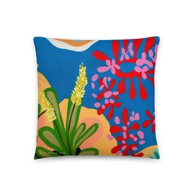 Flowering Succulent Pillow