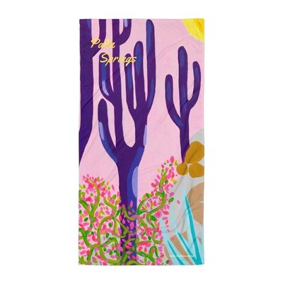 Purple Cactus Towel