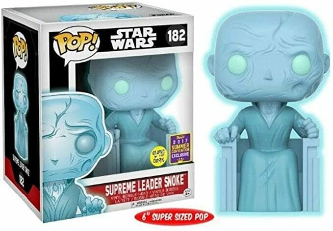 Funko Pop! Star Wars: Episode 7 the Force Awakens-6" Holographic Snoke Collectible Figure - Summer Convention Exclusive