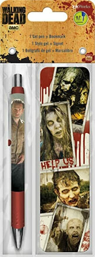 The Walking Dead Gel Pen & Bookmark