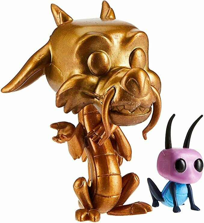Funko - Figurine Disney - Mulan Mushu et Cricket Version Gold Exclusive Pop 10cm - 0849803071110