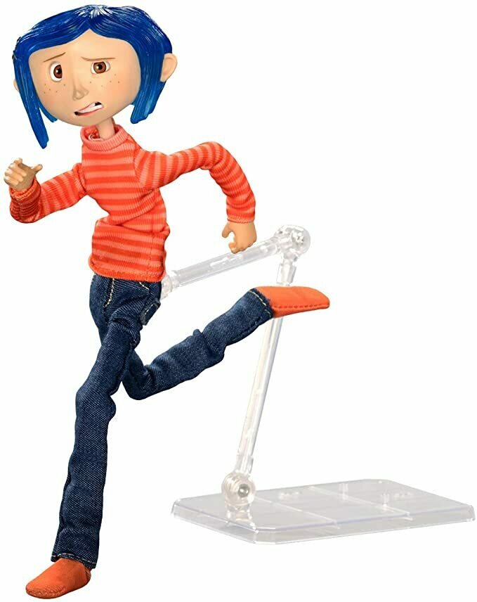 NECA - Coraline ___ Articulated Figure ___ Coraline in Striped Shirt and Jeans