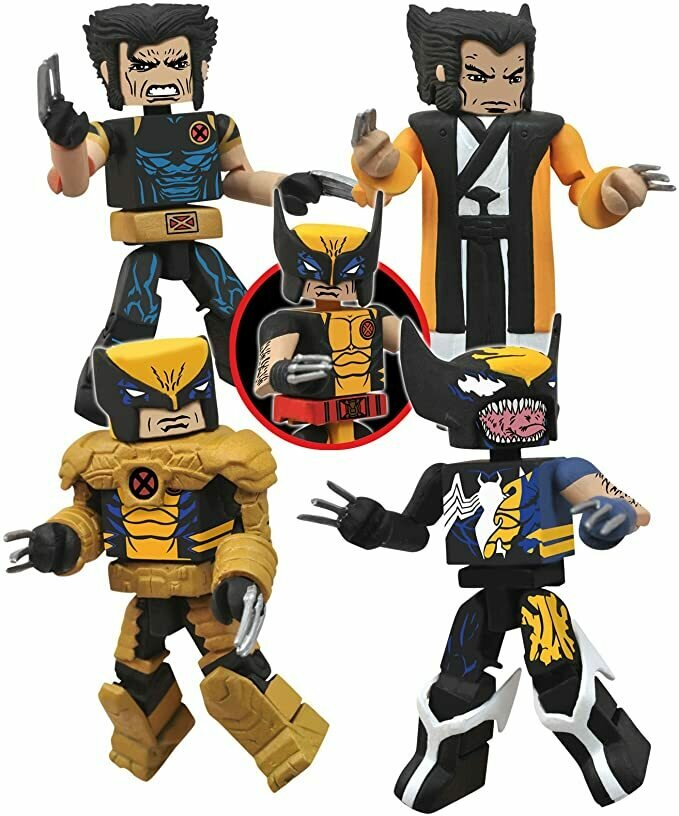 Marvel Universe Minimates The Wolverine Saga Mini Figure Set